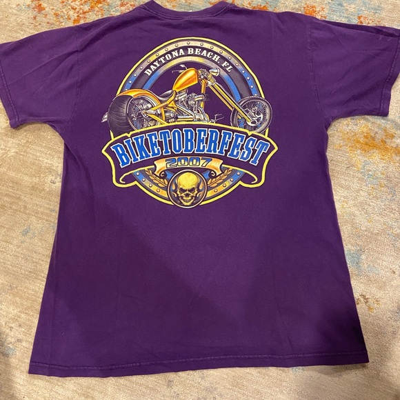 2007 biketoberfest daytona beach biker tee - Picture 1 of 3